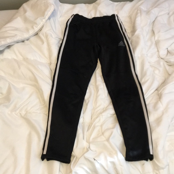 2 Black Adidas Track Pants - Picture 3 of 4